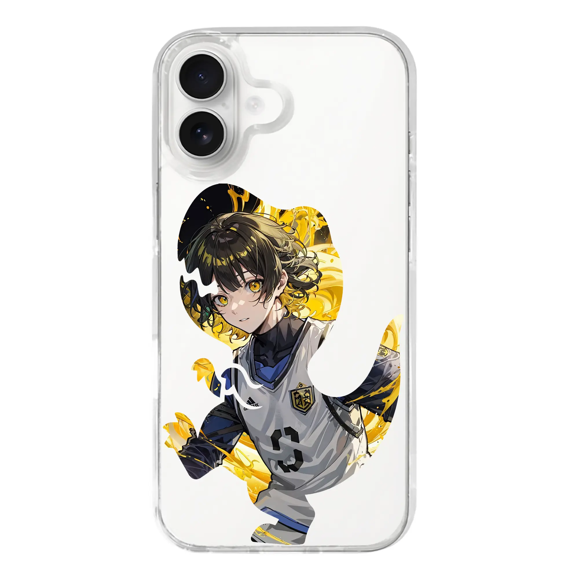 ブルーロック グッズ 蜂楽 廻 - iPhone 17シリーズ 透明スマホケース – 薄型・耐衝撃・精密フィット保護カバー